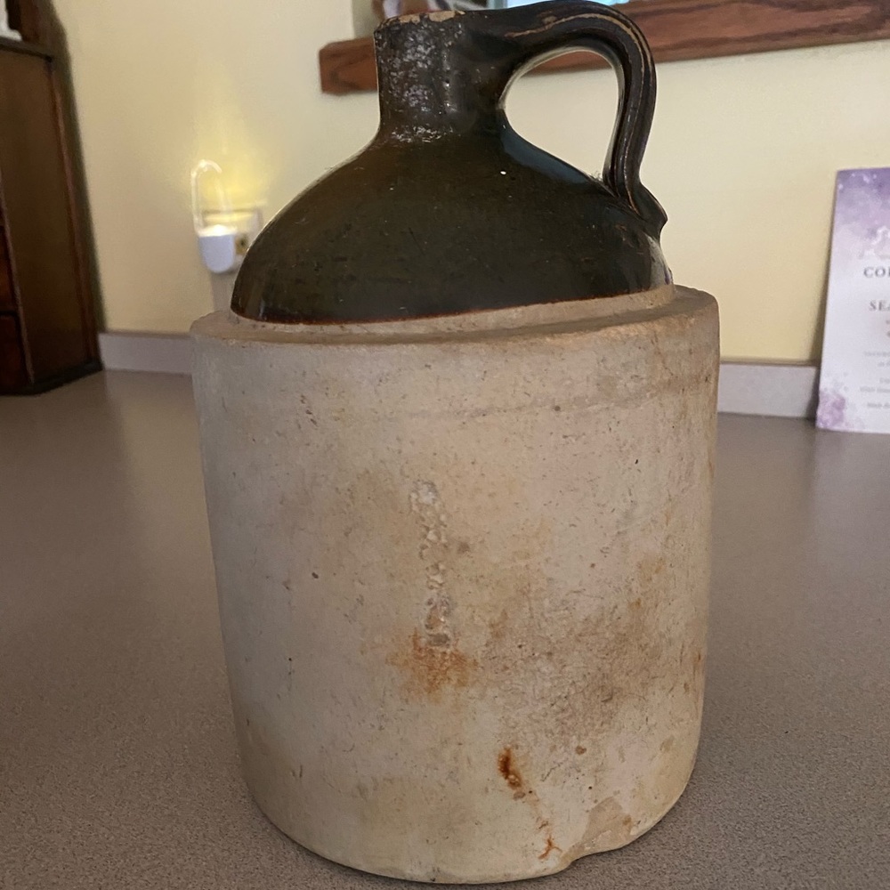 1800’s stoneware Whiskey jug